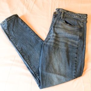 Mossimo (Target) High Rose Skinny Jeans 18 SHORT